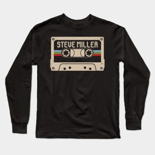 Personalized Miller Name Birthday Vintage Cassette Tape Long Sleeve T-Shirt